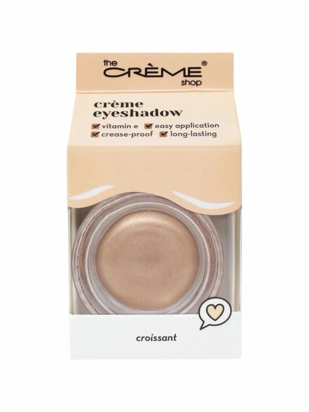 The Crème Shop Crème Eyeshadow - 0.11 oz / 3.2g - Croissant